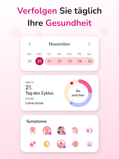 Periodenkalender - Zyklus Bildschirmfoto 24