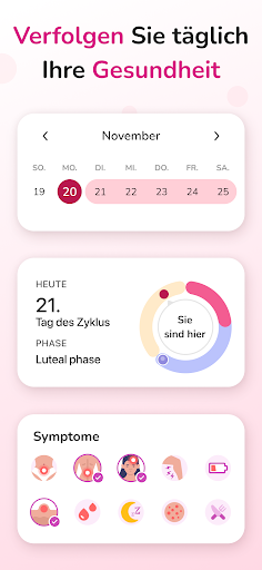 Periodenkalender - Zyklus Bildschirmfoto 2