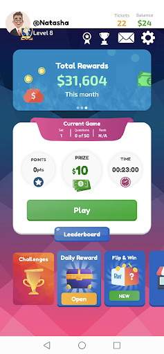 Play and Win-Win Cash Prizes! Bildschirmfoto 1