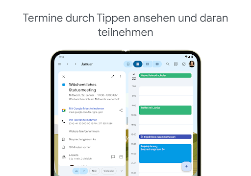 Google Kalender Bildschirmfoto 18