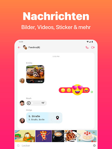 JusTalk - Video-Chat & Anrufe Bildschirmfoto 16