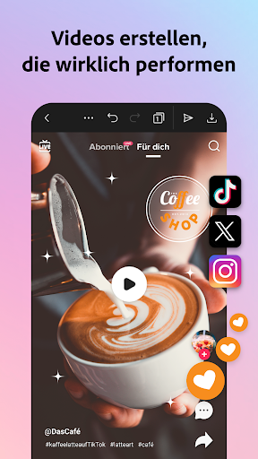 Adobe Express: KI Foto, Video Bildschirmfoto 18