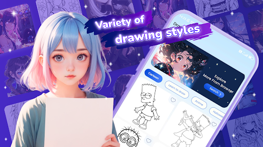 Draw Anime: Paint & Sketch App Bildschirmfoto 10