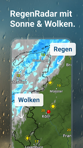 Wetter Online - RegenRadar Bildschirmfoto 3