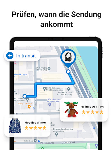 Sendungsverfolgung - paket app Bildschirmfoto 9