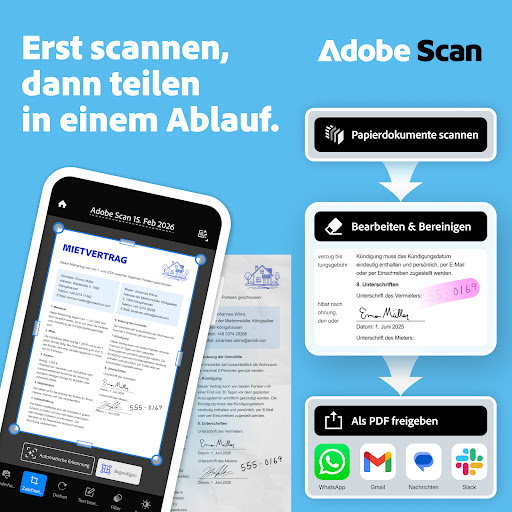 Adobe Scan KI-PDF Scanner, OCR Bildschirmfoto 4