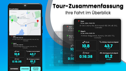 GPS-Tachometer & HUD Bildschirmfoto 24