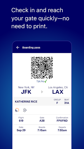 JetBlue - Book & manage trips Bildschirmfoto 2