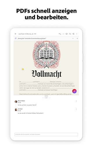 Adobe Acrobat Reader für PDF Bildschirmfoto 12