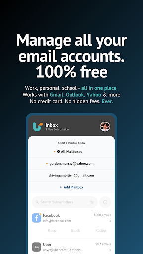 Unroll.Me - Inbox Mail Cleaner Bildschirmfoto 10