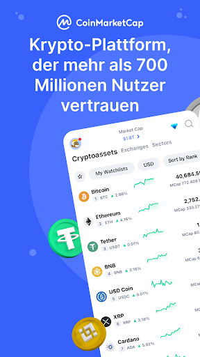 CoinMarketCap Krypto & Bitcoin Bildschirmfoto 3