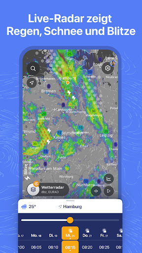 Ventusky: Wetterkarte & Radar Bildschirmfoto 1