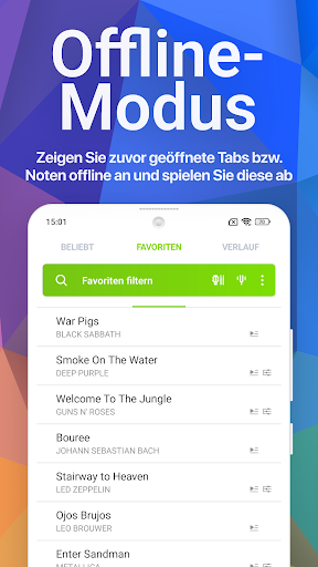 Songsterr Gitarren Tabs/Akkor. Bildschirmfoto 4