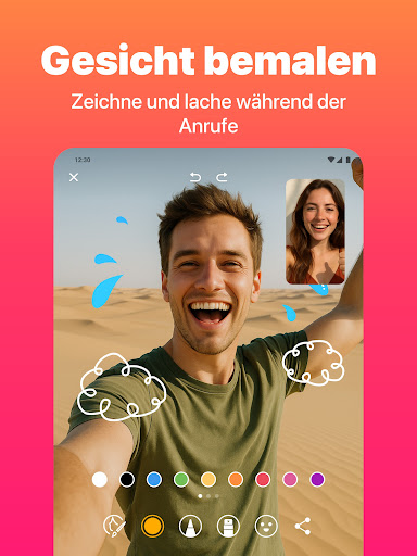 JusTalk - Video-Chat & Anrufe Bildschirmfoto 6