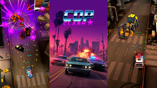 Cop Clash: Police Car Shooter Bildschirmfoto 3