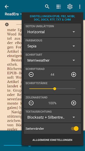 ReadEra: ebook reader pdf epub Bildschirmfoto 16
