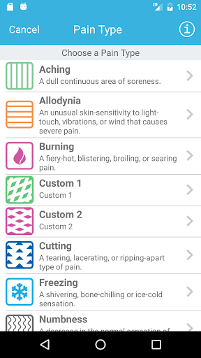Pain Tracker & Diary Bildschirmfoto 3
