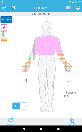 Pain Tracker & Diary Bildschirmfoto 2