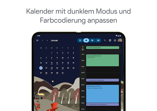 Google Kalender Bildschirmfoto 4