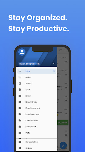 Inbox Homescreen Bildschirmfoto 1