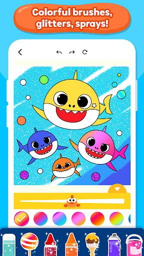 Baby Shark Coloring Book: Kids Bildschirmfoto 13