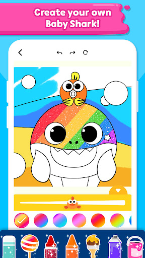 Baby Shark Coloring Book: Kids Bildschirmfoto 3