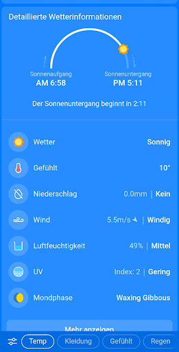 Wetter & Regen - Weather Sky Bildschirmfoto 12