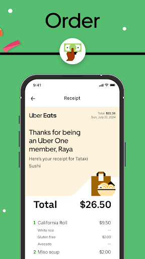 Uber Eats: Essenslieferung Bildschirmfoto 3