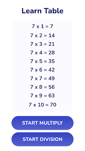 Einmaleins Mathe - Trainer 1x1 Bildschirmfoto 21