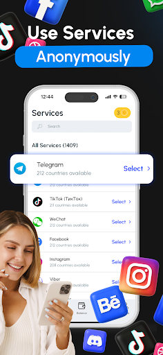 GetCode – Virtuelle Nummer SMS Bildschirmfoto 2
