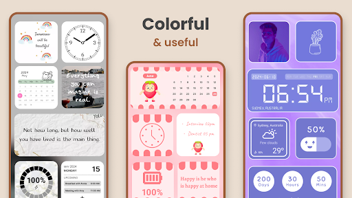 Widget 2026 - Esthetic Widgets Bildschirmfoto 1