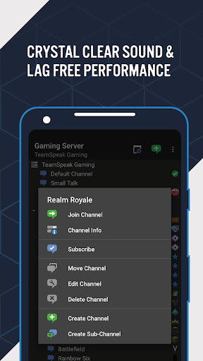 TeamSpeak 3 - Voice Chat Bildschirmfoto 2