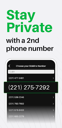 Sideline: 2nd Phone Line App Bildschirmfoto 7