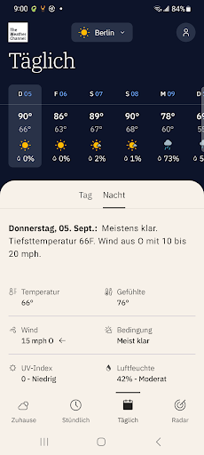 The Weather Channel Bildschirmfoto 4