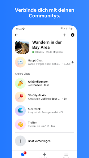 Messenger Bildschirmfoto 2