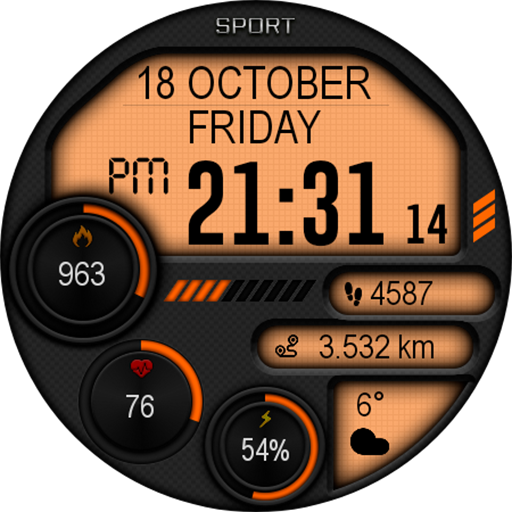 Digital Iwasa Watch Face Bildschirmfoto 5