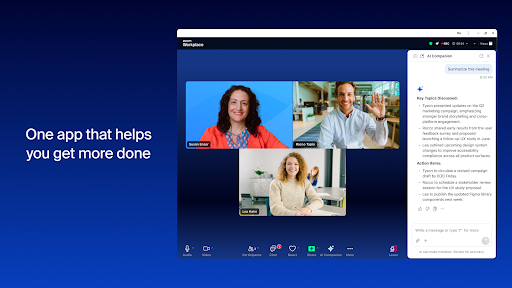 Zoom Workplace for Chromebook Bildschirmfoto 1