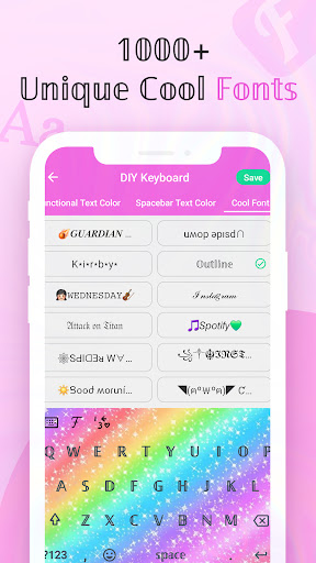 Cool Fonts Keyboard & Themes Bildschirmfoto 7