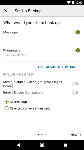 SMS Backup & Restore Bildschirmfoto 2