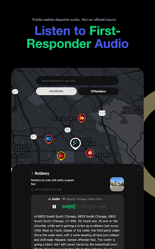 CrimeRadar: Dispatch Alerts Bildschirmfoto 8