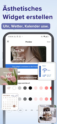 WidgetClub: Widget, Icon,Theme Bildschirmfoto 1