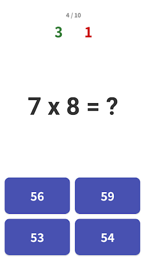 Einmaleins Mathe - Trainer 1x1 Bildschirmfoto 9