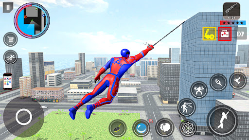 Rope Action City Fighting Game Bildschirmfoto 3