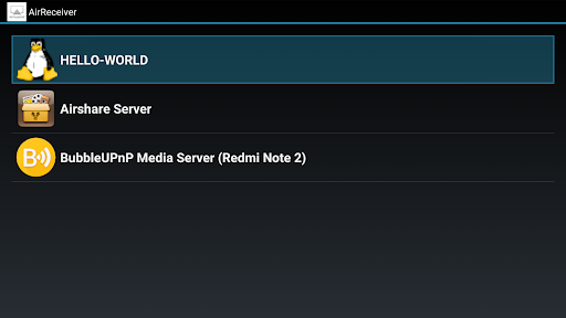 AirReceiver AirPlay Cast DLNA Bildschirmfoto 1