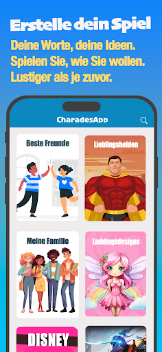 Scharade App - Wer bin ich? Bildschirmfoto 1