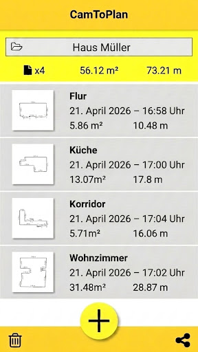 CamToPlan Bildschirmfoto 8