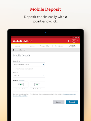 Wells Fargo Mobile® Bildschirmfoto 10