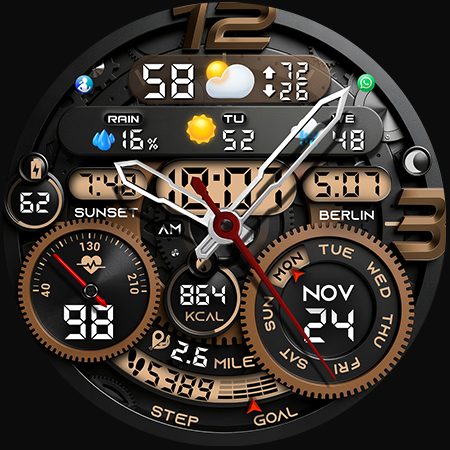 PER32 Ultra Hybrid Watch Face Bildschirmfoto 16