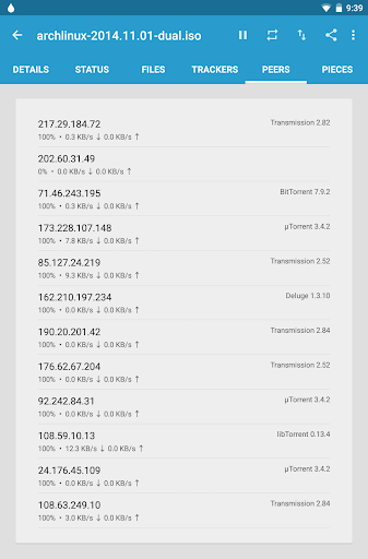 Flud - Torrent Downloader Bildschirmfoto 8