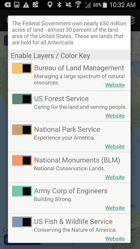 US Public Lands Bildschirmfoto 1